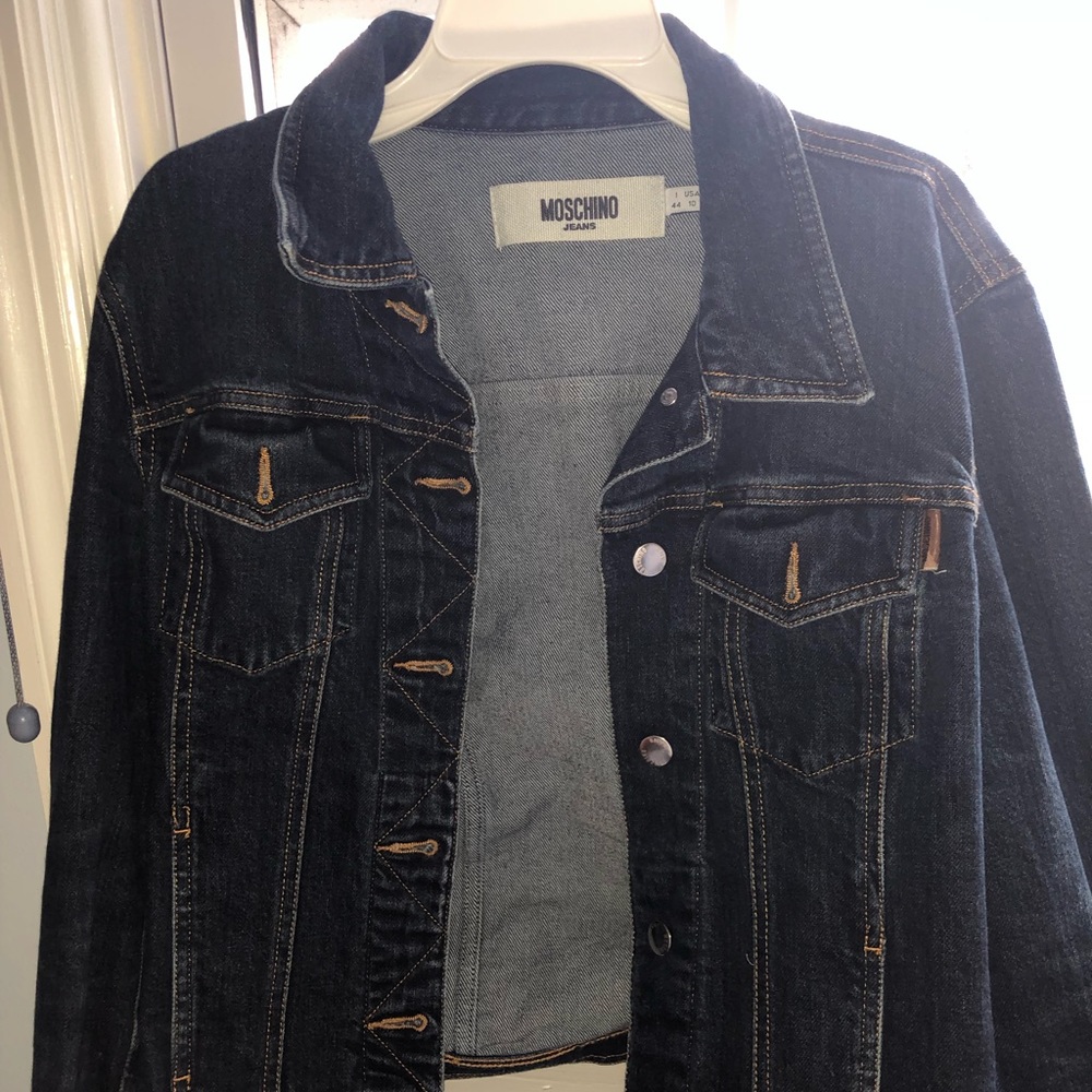 Authentic Designer Moschino Jean Jacket